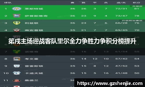 笫戍主场迎战客队里尔全力争胜力争积分榜提升